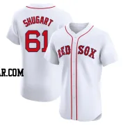 Chase Shugart Men's Boston Red Sox White Elite Home Jersey