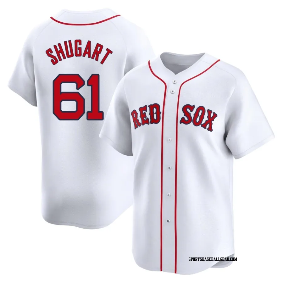 Chase Shugart Men's Boston Red Sox White Limited Home Jersey