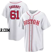 Chase Shugart Men's Boston Red Sox White Replica 2021 Patriots' Day Jersey