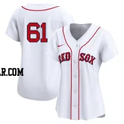 Chase Shugart Women's Boston Red Sox White Limited 2nd Home Jersey