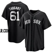 Chase Shugart Youth Boston Red Sox Black/White Replica Jersey