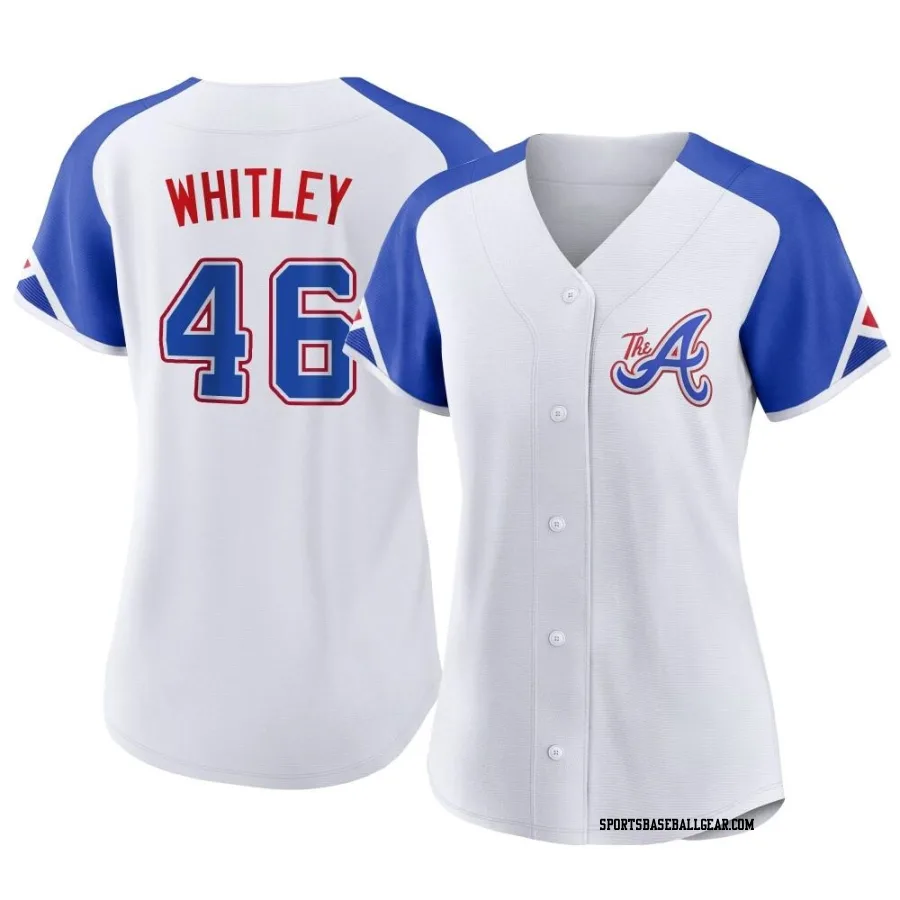 Chase Whitley Women's Atlanta Braves White Authentic 2023 City Connect Jersey