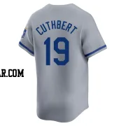 Cheslor Cuthbert Men's Kansas City Royals Gray Limited Away Jersey