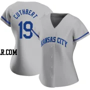 Cheslor Cuthbert Women's Kansas City Royals Gray Authentic 2022 Road Jersey