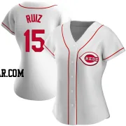 Chico Ruiz Women's Cincinnati Reds White Authentic Home Jersey