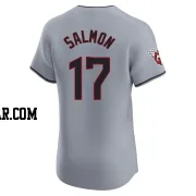 Chico Salmon Men's Cleveland Guardians Gray Elite Road Jersey