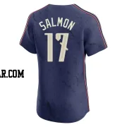 Chico Salmon Men's Cleveland Guardians Navy Elite 2024 City Connect Jersey