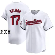 Chico Salmon Men's Cleveland Guardians White Limited Home Jersey