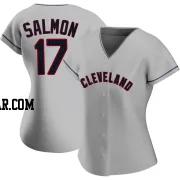 Chico Salmon Women's Cleveland Guardians Gray Authentic Road Jersey