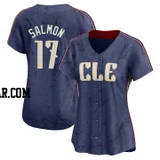 Chico Salmon Women's Cleveland Guardians Navy Limited 2024 City Connect Jersey