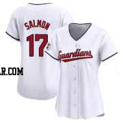 Chico Salmon Women's Cleveland Guardians White Limited Home Jersey