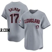 Chico Salmon Youth Cleveland Guardians Gray Limited Road Jersey