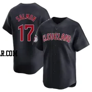 Chico Salmon Youth Cleveland Guardians Navy Limited Alternate Jersey