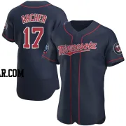 Chris Archer Men's Minnesota Twins Navy Authentic Alternate 60th Season Jersey