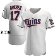 Chris Archer Men's Minnesota Twins White Authentic Home Jersey