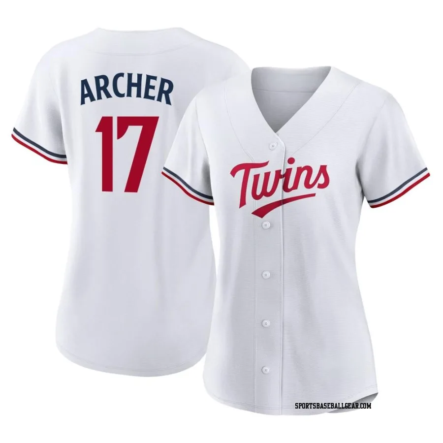 Chris Archer Women's Minnesota Twins White Authentic Home Jersey