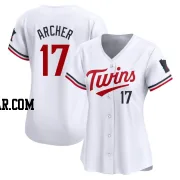 Chris Archer Women's Minnesota Twins White Limited Home Jersey