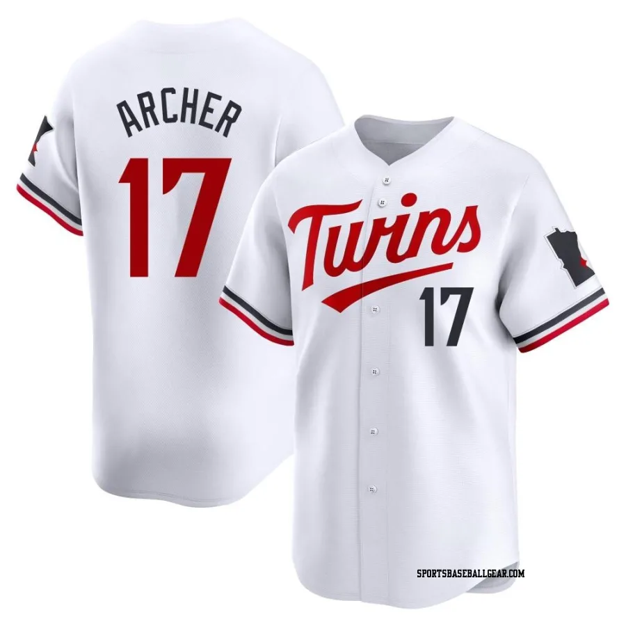 Chris Archer Youth Minnesota Twins White Limited Home Jersey