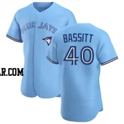 Chris Bassitt Men's Toronto Blue Jays Blue Authentic Powder Alternate Jersey