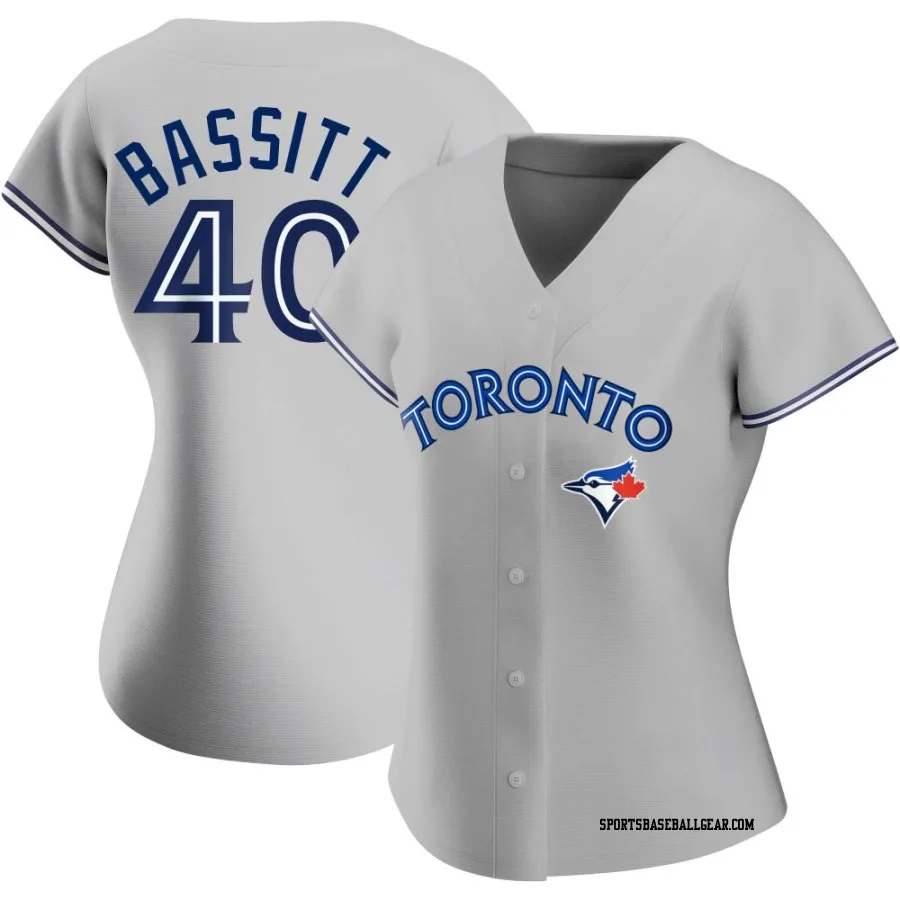 Chris Bassitt Women's Toronto Blue Jays Gray Replica Road Jersey