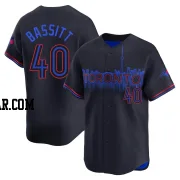 Chris Bassitt Youth Toronto Blue Jays Black Limited 2024 City Connect Jersey