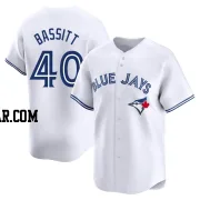 Chris Bassitt Youth Toronto Blue Jays White Limited Home Jersey