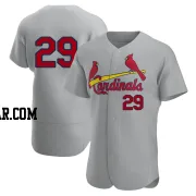 Chris Carpenter Men's St. Louis Cardinals Gray Authentic Road Jersey