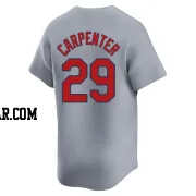 Chris Carpenter Men's St. Louis Cardinals Gray Limited Away Jersey