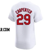 Chris Carpenter Men's St. Louis Cardinals White Elite Home Jersey