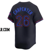 Chris Carpenter Men's Toronto Blue Jays Black Limited 2024 City Connect Jersey