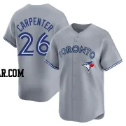 Chris Carpenter Men's Toronto Blue Jays Gray Limited Away Jersey