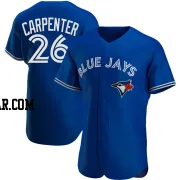 Chris Carpenter Men's Toronto Blue Jays Royal Authentic Alternate Jersey