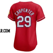 Chris Carpenter Women's St. Louis Cardinals Red Limited 2024 City Connect Jersey