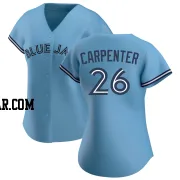 Chris Carpenter Women's Toronto Blue Jays Blue Authentic Jersey