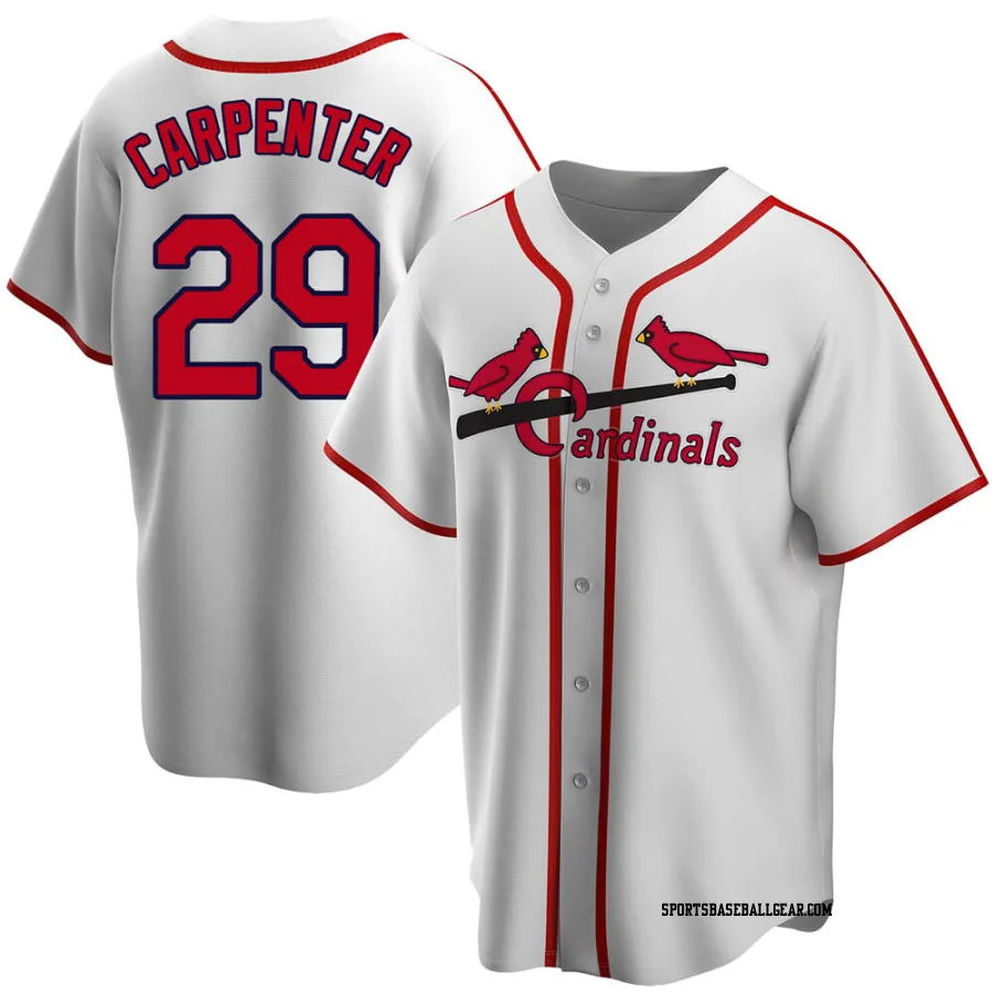 Chris Carpenter Youth St. Louis Cardinals White Home Cooperstown Collection Jersey