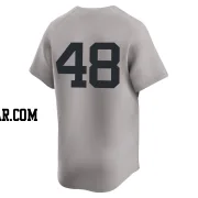 Chris Carter Men's New York Yankees Gray Limited Away 2nd Jersey