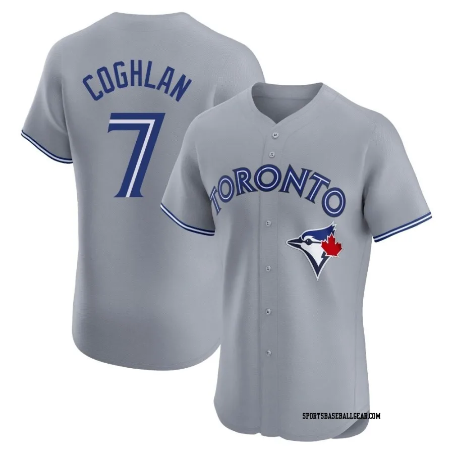 Chris Coghlan Men's Toronto Blue Jays Gray Elite Road Jersey