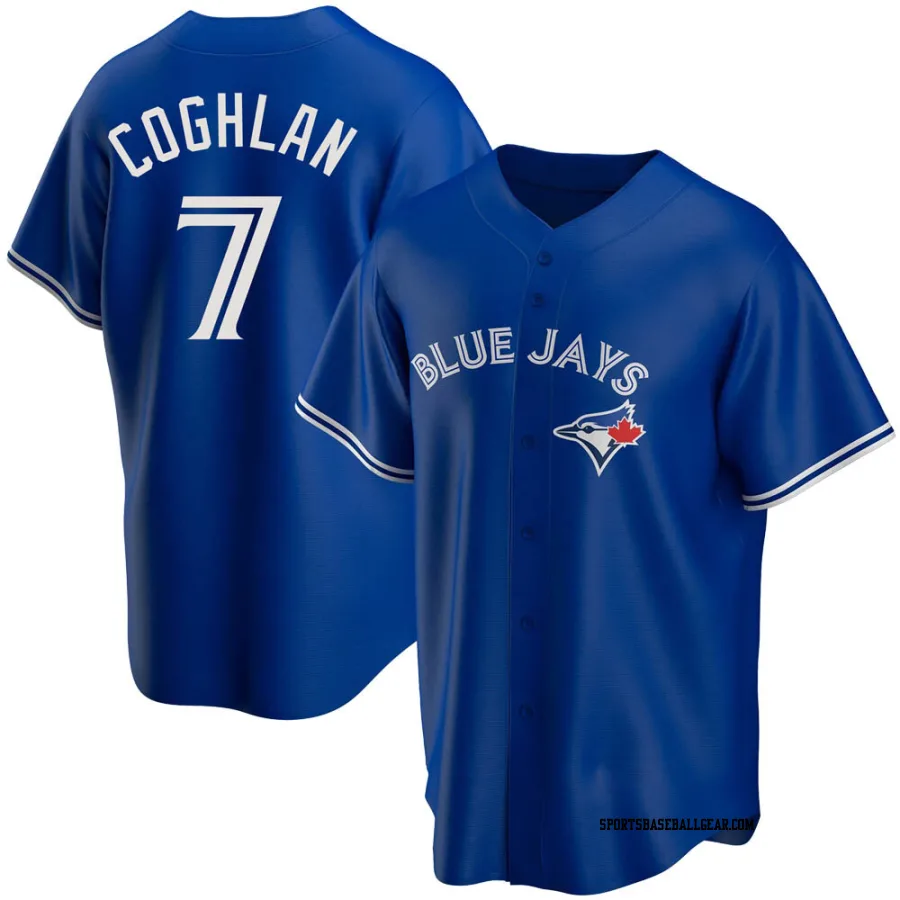 Chris Coghlan Men's Toronto Blue Jays Royal Replica Alternate Jersey