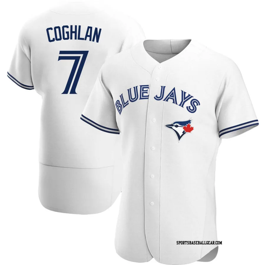 Chris Coghlan Men's Toronto Blue Jays White Authentic Home Jersey