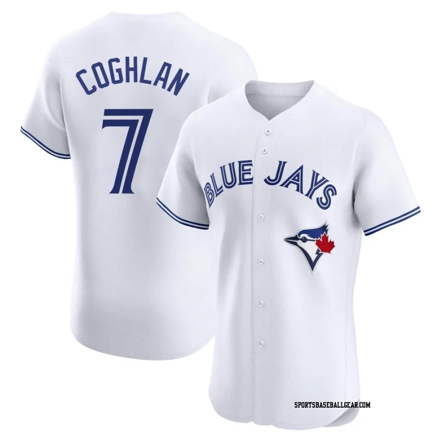 Chris Coghlan Men's Toronto Blue Jays White Elite Home Jersey