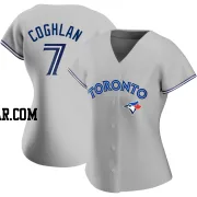 Chris Coghlan Women's Toronto Blue Jays Gray Authentic Road Jersey