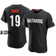 Chris Davis Men's Baltimore Orioles Black Authentic 2023 City Connect Jersey