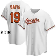 Chris Davis Men's Baltimore Orioles White Replica Home Jersey