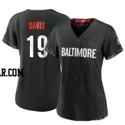 Chris Davis Women's Baltimore Orioles Black Authentic 2023 City Connect Jersey