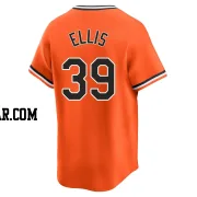 Chris Ellis Men's Baltimore Orioles Orange Limited Cooperstown Collection Jersey