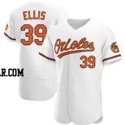 Chris Ellis Men's Baltimore Orioles White Authentic Home Jersey