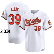 Chris Ellis Men's Baltimore Orioles White Limited Home Jersey