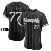 Chris Flexen Men's Chicago White Sox Black Authentic 2021 City Connect Jersey