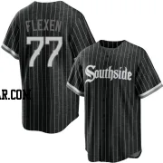 Chris Flexen Men's Chicago White Sox Black Replica 2021 City Connect Jersey