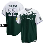 Chris Flexen Men's Colorado Rockies Green Replica 2022 City Connect Jersey